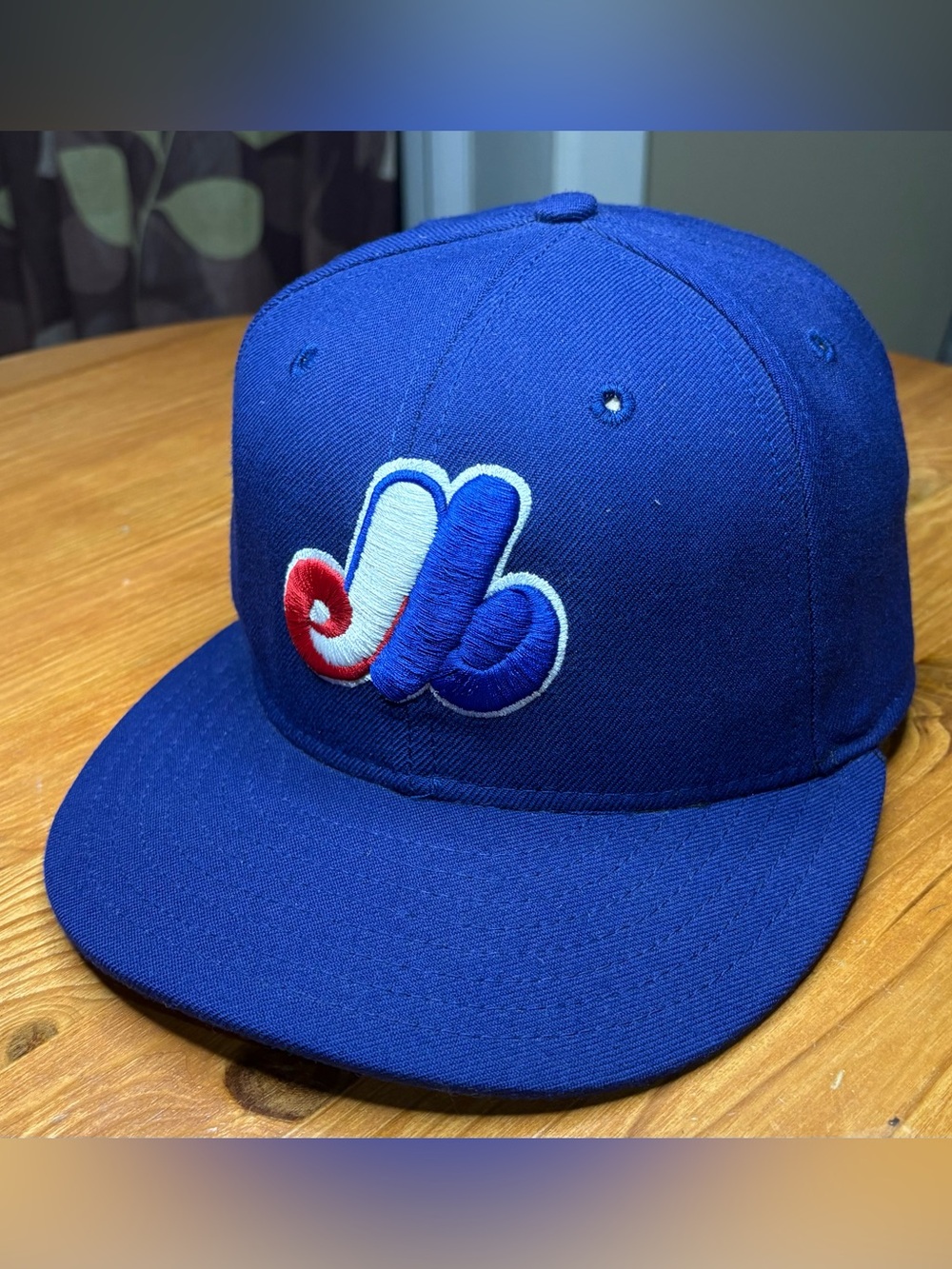 New Era 59Fifty MLB Authentic Collection Montreal Expos Fitted Hat Size 7 1/8